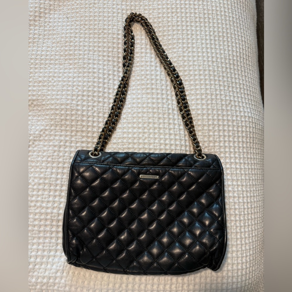 Rebecca Minkoff Black Quilted Shoulder Bag